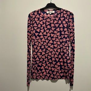 Logan Mesh Crewneck in Leaf Shadow Blue